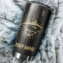 Load image into Gallery viewer, Tuna Fishing Tumbler Cup Customize name Personalized Fishing gift for fisherman - IPH984