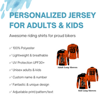 Load image into Gallery viewer, Ride With Pride Personalized Motocross Jersey UPF30+ Kid Adult MX Racing Shirt Dirt Bike NMS1191