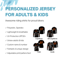 Load image into Gallery viewer, Enduro Racing Jersey UPF30+ Personalized Off-road Motocross Adult&amp;Kid Extreme Dirt Bike Racing| NMS696