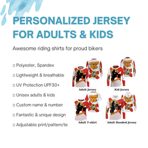 Florida Motocross Jersey Custom Youth Mens Womens FL Dirt Bike Racing Off Road MX Motorcycle| NMS826