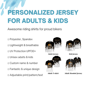 Personalized Motocross Jersey UPF30+ Dirt Bike Off-Road Adult&Kid Rider MX Racing Jersey| NMS762