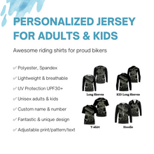 Load image into Gallery viewer, Enduro Jersey Personalized UPF30+ Motocross Racing Shirt Adult&amp;Kid Extreme Dirt Bike Off-road Riders| NMS693