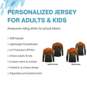 Custom Motocross Jersey UPF30+ Kids Men Women Dirt Bike Racing Enduro Motorcycle Off-road NMS1285
