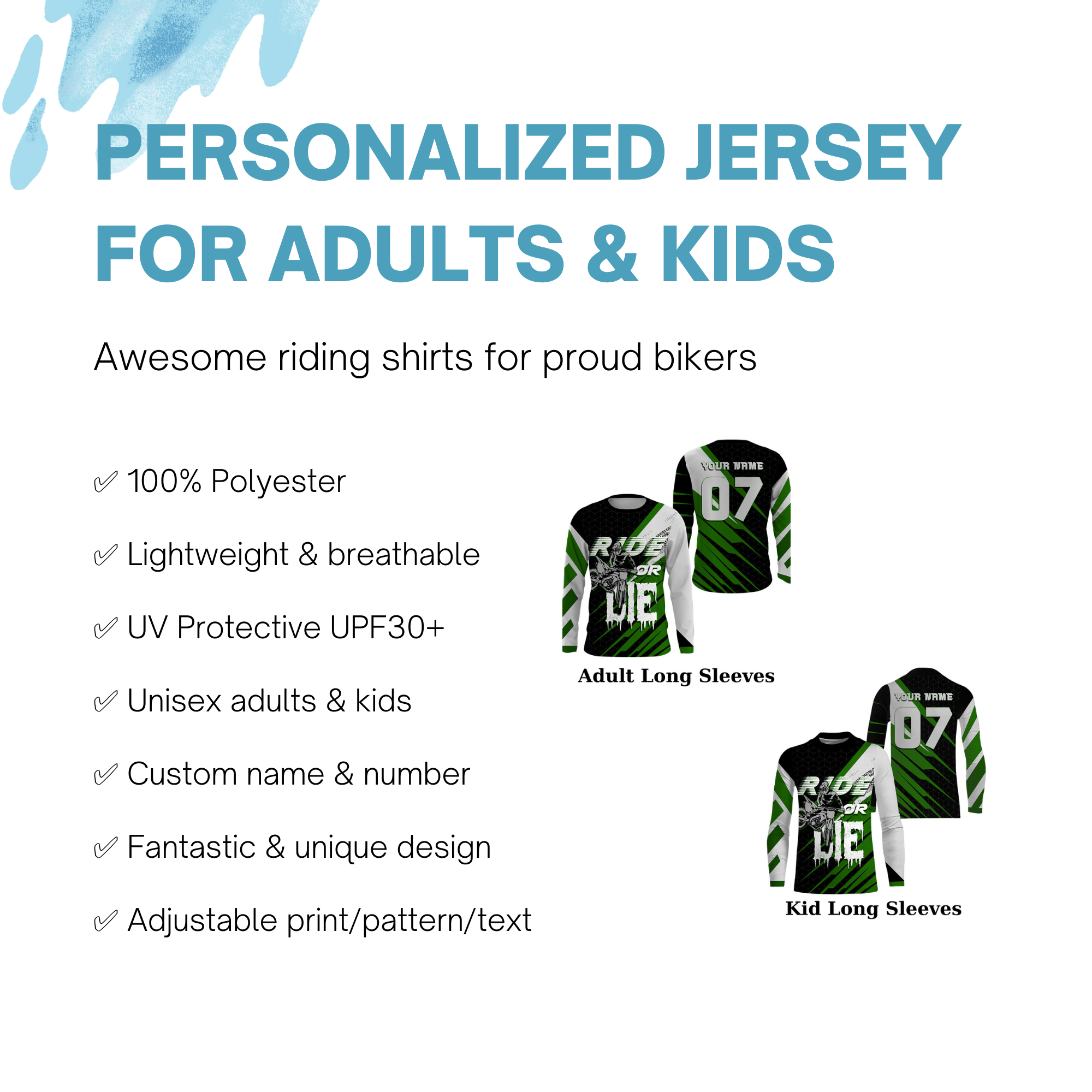 BRP YOUTH ALT 2 REPLICA JERSEY! PERSONALIZATION AVAILABLE