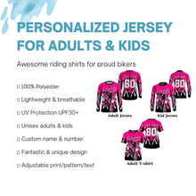 Load image into Gallery viewer, MX racing jersey girl women Motocross off-road youth UV dirt bike riding long sleeves motorcycle PDT232