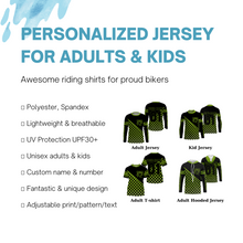 Load image into Gallery viewer, Personalized Motocross Jersey UPF30+ Dirt Bike Racing Shirt Off-Road MX Adult&amp;Kid Riders| NMS766