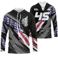 Load image into Gallery viewer, Personalized Hard Enduro Jersey UPF30+ Patriotic Enduro Racing Shirt American Dirt Bike Adult&amp;Kid Jersey| NMS732