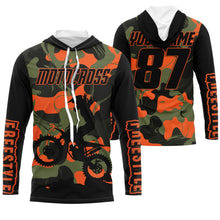 Load image into Gallery viewer, Freestyle Motocross Jersey Personalized UPF30+ Adults &amp; Kid Camo FMX Dirt Bike Race Riders Motorcycle| NMS687