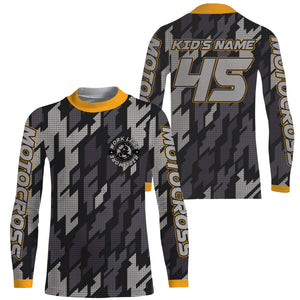 Work Less Ride More Personalized Jersey Motocross Custom Motorcycle Shirt Off-Road Dirt Bike Racing| NMS552