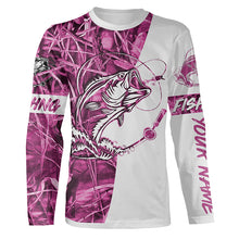 Load image into Gallery viewer, Personalized fishing tattoo full printing pink fishing shirt A3