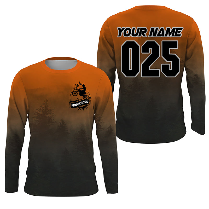 Custom Motocross Jersey UPF30+ Kids Men Women Dirt Bike Racing Enduro Motorcycle Off-road NMS1285