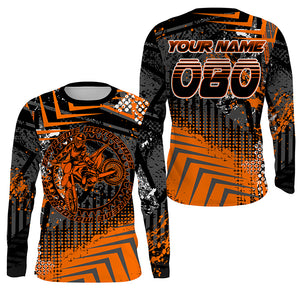 Personalized Motocross Jersey UPF30+ Kid Adult Extreme MX Racing Off-road Dirt Bike Shirt NMS1200