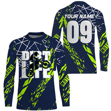 Load image into Gallery viewer, Dirt Life Personalized Racing Jersey UPF30+ Motocross Kid Adult Dirt Bike MX Long Sleeves NMS1140