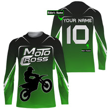 Load image into Gallery viewer, Personalized Motocross Jersey UPF30+ Dirt Bike Racing Off-road Riders Motorcycle Kid&amp;Adult| NMS611