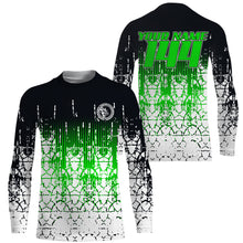 Load image into Gallery viewer, Personalized Motocross Jersey UPF30+ MX Racing Off-Road Adult&amp;Kid Riders Dirt Bike Jersey - Green| NMS753