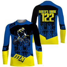 Load image into Gallery viewer, MX Racing Jersey Personalized Name&amp;Number UPF30+ Motocross Off-Road Adult&amp;Kid Dirt Bike| NMS757