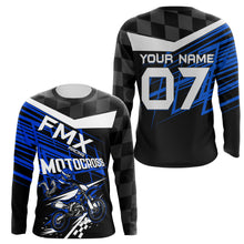 Load image into Gallery viewer, Personalized FMX Motocross Jersey UPF30+ Freestyle MX Adults &amp; Kid Dirt Bike Motorcycle Performance| NMS691