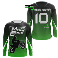 Load image into Gallery viewer, Personalized Motocross Jersey UPF30+ Dirt Bike Racing Off-road Riders Motorcycle Kid&amp;Adult| NMS611