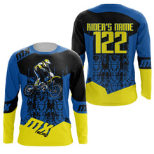 Load image into Gallery viewer, MX Racing Jersey Personalized Name&amp;Number UPF30+ Motocross Off-Road Adult&amp;Kid Dirt Bike| NMS757