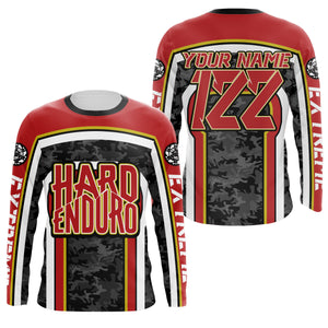 Hard Enduro Personalized Jersey UPF30+ Extreme Off-road Dirt Bike Racing Adult&Kid Terrain Race Shirt| NMS703