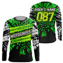 Load image into Gallery viewer, Personalized Motocross Jersey UPF30+ Dirt Bike Racing Off-road Motorcycle Race MX Riders Adult&amp;Kid| NMS701