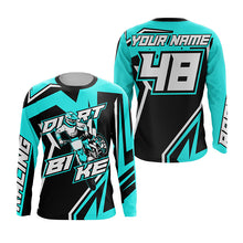 Load image into Gallery viewer, Personalized Dirt Bike Jersey UPF30+ Kid Adult Extreme Motocross MX Racing Long Sleeves Off-road NMS1132