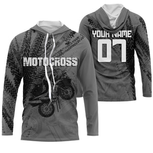 Tire Track Motocross Jersey Personalized UPF30+ Kid&Adult Riders Shirt Dirt Bike Racing Off-road Motorcycle| NMS627