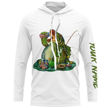 Load image into Gallery viewer, Bass fishing bass fish drink beer ChipteeAmz&#39;s art UV protection long sleeves personalized gift AT068