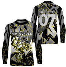 Load image into Gallery viewer, Personalized Dirt Bike Riding Jersey UPF30+ Anti UV, Motocross Racing Motorcycle Off-road Youth Riders| NMS453