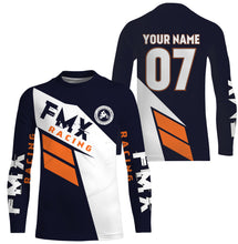 Load image into Gallery viewer, Personalized FMX Jersey UPF30+ Freestyle Motocross Shirt Adults &amp; Kid Dirt Bike Riders Motorcycle Racing| NMS689