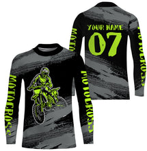 Load image into Gallery viewer, Personalized Motocross Jersey MX Dirt Bike UPF30+ Jersey Adult&amp;Kid Off-road Rider Motorcycle Shirt| NMS667