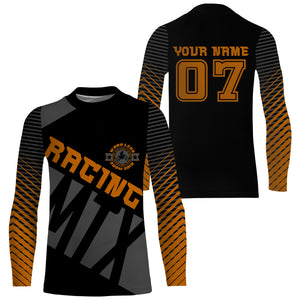 MTX Racing Jersey Personalized UPF30+ Work Less Ride More DirtBike Riders Off-road Motocross Jersey| NMS608