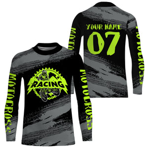 Personalized Motocross Jersey MX Dirt Bike Racing UPF30+ Jersey Adult&Kid Off-road Rider Motorcycle| NMS668