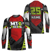 Load image into Gallery viewer, Personalized MTX Racing Jersey UPF30+ UV Protect, Motorcycle Motocross Off-Road Riders Racewear| NMS434