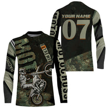 Load image into Gallery viewer, Personalized Motocross jersey UPF30+ Extreme MotoX racing dirt bike off-road motorcycle racewear| NMS932