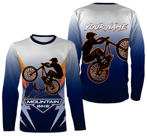 Personalized Mountain Biking Jersey - MTB Jersey Biking Shirt Cycling Shirt Mountain Biking Shirt - JTS413
