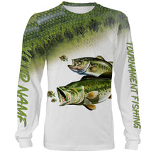 Load image into Gallery viewer, Bass tournament fishing customize name all over print shirts personalized gift FSA39