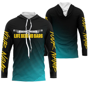 Mountain Biking Personalized Jersey| Life Behind Bars All Over Print Shirt, MTB Shirt, Bike Rider| JTS431