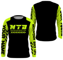 Load image into Gallery viewer, Cycling Shirt Mountain Bike Jersey, MTB Off-road Bicycling Racing Custom Shirt UV Protection UPF 30+| JTS470