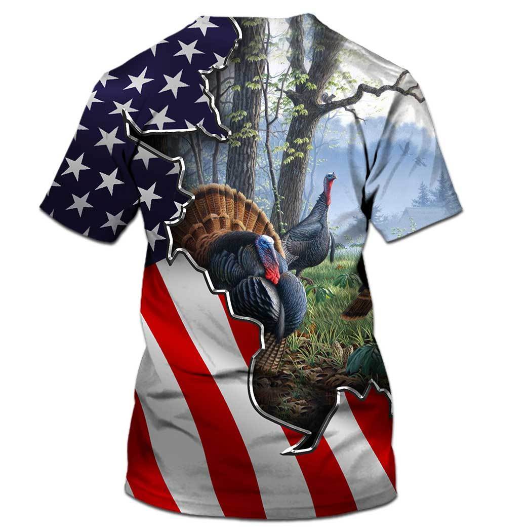 NFL New York Giants All Over Print 3D T Shirt USA Flag Camo Realtree  Hunting Unisex