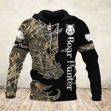 Load image into Gallery viewer, Wild Hog Hunting Camo 3D All Over Print Hoodie, T-shirt, Zip up Hoodie Plus Size - NQS71