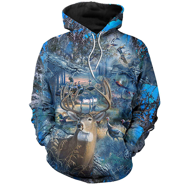 09-Dallas Cowboys-Hunting camo style-3D Hoodie,T-Shirt, Sweatshirt,  Zipper-V3 - Winxmerch