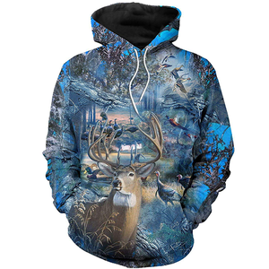 Deer Hunting Camo Hunting clothes 3D all over Print Hoodie, long sleeve, zip up hoodie plus size - NQS77