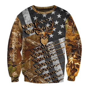 Deer Hunting Legend 3D all over Print hunting clothes, coat, hoodie plus size- NQS79