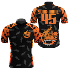 Load image into Gallery viewer, Custom MTB Cycling Jersey Orange Mountain Bike Cycle Racing Bicycling Shirt| NMS832