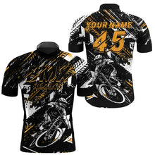 Load image into Gallery viewer, Custom BMX racing cycling jersey Breathable cycle gear with 3 pockets Anti-UV full zip BMX racewear| SLC77