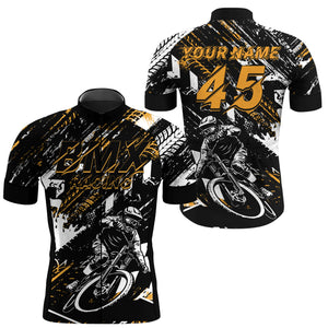 Custom BMX racing cycling jersey Breathable cycle gear with 3 pockets Anti-UV full zip BMX racewear| SLC77