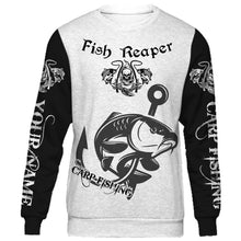Load image into Gallery viewer, Fish reaper carp fishing custom name full printing personalized shirt, hoodie - TATS39