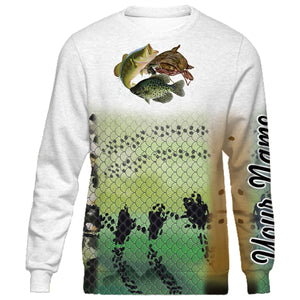 Personalized Missouri Crappie Bass Catfish fishing 3D full printing shirt for adult, kids - TATS55