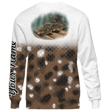 Load image into Gallery viewer, Personalized flounder fishing 3D full printing shirt for adult and kid - TATS28